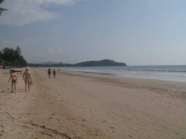 on the beach - Klong Dao